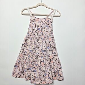 C&C California Floral Kids Dress in Pink and Blue